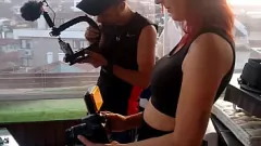 播放 户外肛门动作：业余拉丁·乔伊·卡多佐（Latina Joy Cardozo）和威廉·多塔多（William Dotado）的异族遭遇